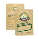 Customized kraft paper bag brown kraft paper bag with clear window