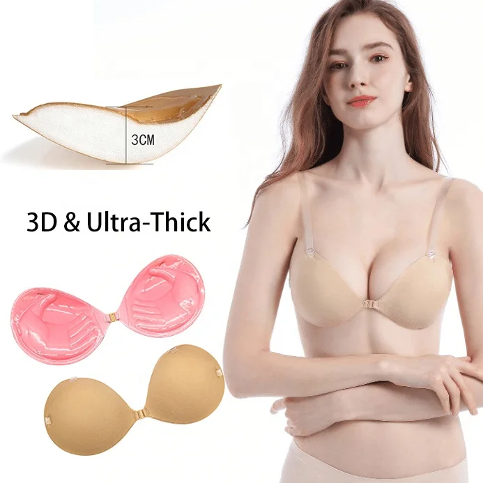 Reusable Invisible Self Adhesive Ultra-Thick Bras Clear Straps Push Up Silicone Bra inserts 2 cup sizes, Customize
Reusable Invisible Self Adhesive Ultra-Thick Bras Clear Straps Push Up Silicone Bra inserts 2 cup sizes, Customize