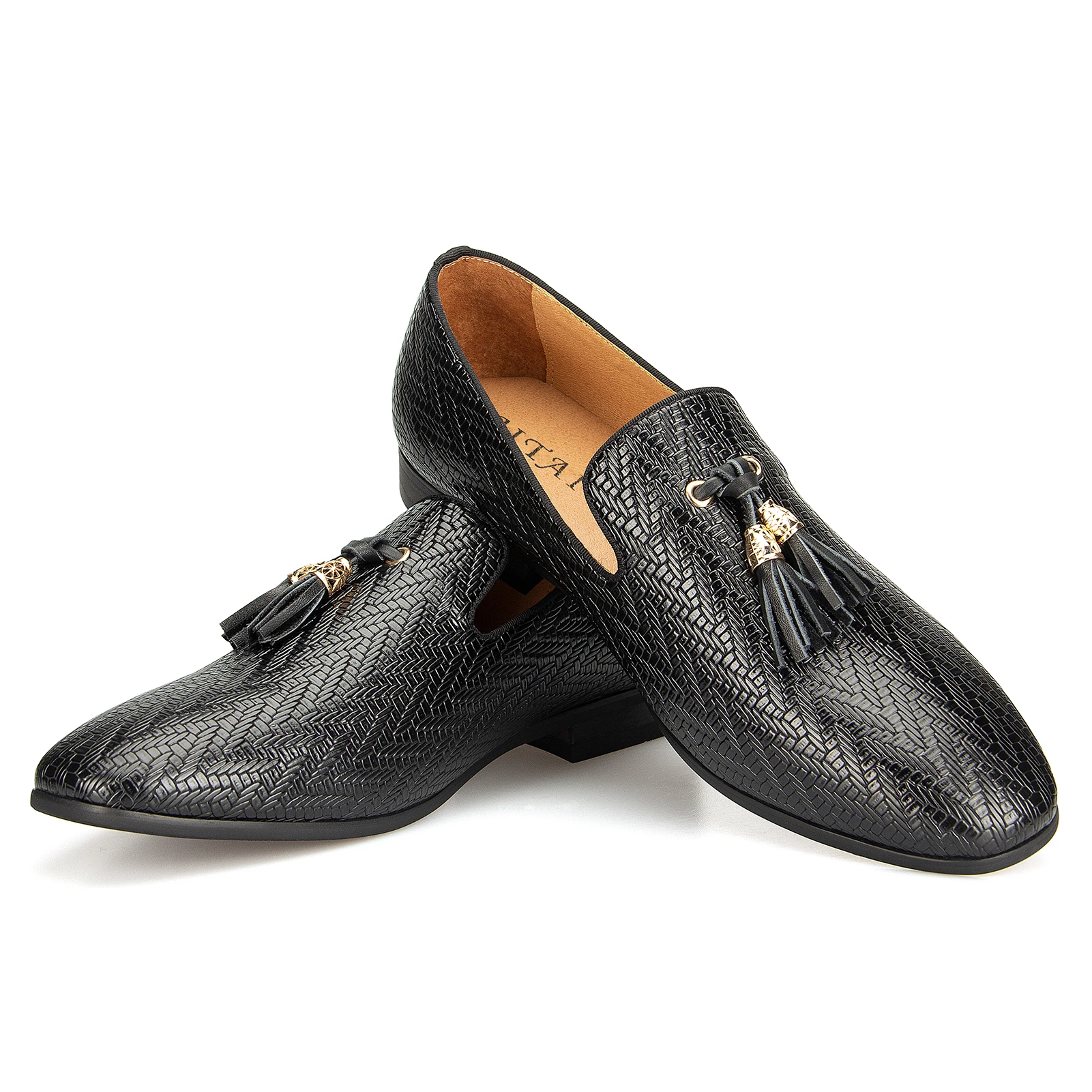 Wholesale Tassel Loafers Dress Shoes Men Slip-on Leather Loafers Shoes 
Wholesale Tassel Loafers Dress Shoes Men Slip-on Leather Loafers Shoes