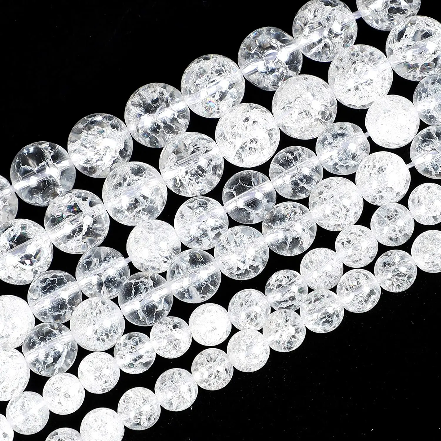 Natural Crackle Crystal Quartz Round Beads for Jewelry Making DIY Gemstone Beaded Necklace 15.5Inch Wholesale 3/4/6/8/10/12/14MM
Natural Crackle Crystal Quartz Round Beads for Jewelry Making DIY Gemstone Beaded Necklace 15.5Inch Wholesale 3/4/6/8/10/12/14MM