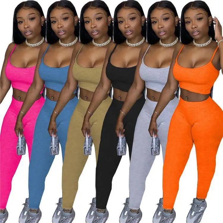 AOMEI New Arrival Fashion Solid Color Crop Top 2021 Summer Casual Sleeveless Women Two Piece Set
AOMEI New Arrival Fashion Solid Color Crop Top 2021 Summer Casual Sleeveless Women Two Piece Set