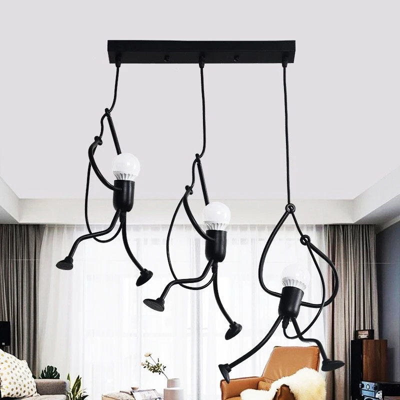Creative LED Ceiling Light Hanging Lamp Free Shipping Chandelier Pendant Iron Little Man Modern Indoor Lighting Decorative Xmas
Creative LED Ceiling Light Hanging Lamp Free Shipping Chandelier Pendant Iron Little Man Modern Indoor Lighting Decorative Xmas