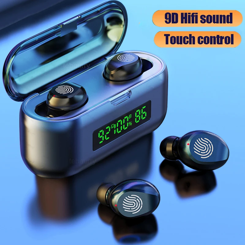 Wholesale High Quality Headset Touch Control Wireless Headphone 3 LED Display Earphone Sports Waterproof Earbuds, Black white
Wholesale High Quality Headset Touch Control Wireless Headphone 3 LED Display Earphone Sports Waterproof Earbuds, Black white