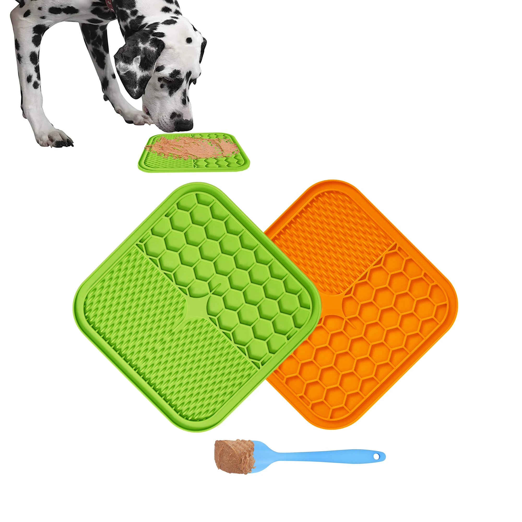 ZMaker 15*15*1cm Dog Licking Pad Mat Interactive Slow Feeder For Dog Silicone, Customized
ZMaker 15*15*1cm Dog Licking Pad Mat Interactive Slow Feeder For Dog Silicone, Customized