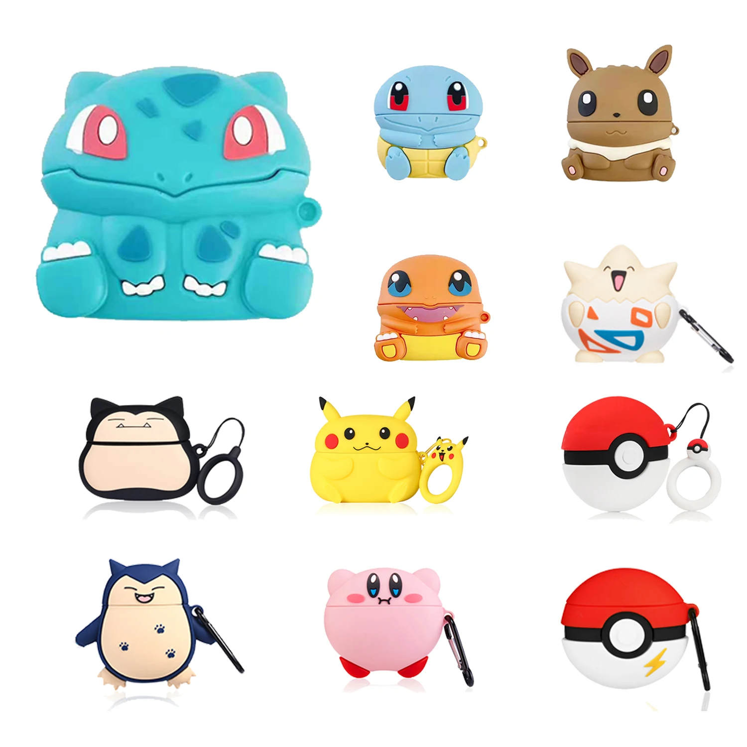 2021 Fashion Silicone Anime Cartoon Cute style Airpod case For Airpods pro case For design Airpods case, Multiple colors
2021 Fashion Silicone Anime Cartoon Cute style Airpod case For Airpods pro case For design Airpods case, Multiple colors