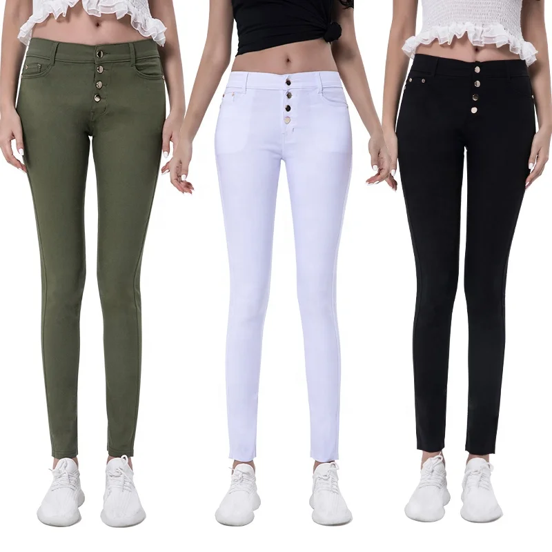 2021 women elastic waist trousers Ladies Skinny Casual Slim Fit women long trousers, Balck white olive-green
2021 women elastic waist trousers Ladies Skinny Casual Slim Fit women long trousers, Balck white olive-green