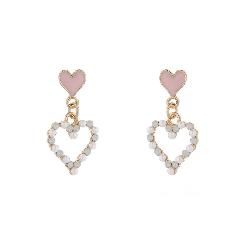 2020 New Fashion Novelty Hollow Pearl Crystal Heart Shape Pendant 925 Silver Post Earrings For Summer
2020 New Fashion Novelty Hollow Pearl Crystal Heart Shape Pendant 925 Silver Post Earrings For Summer