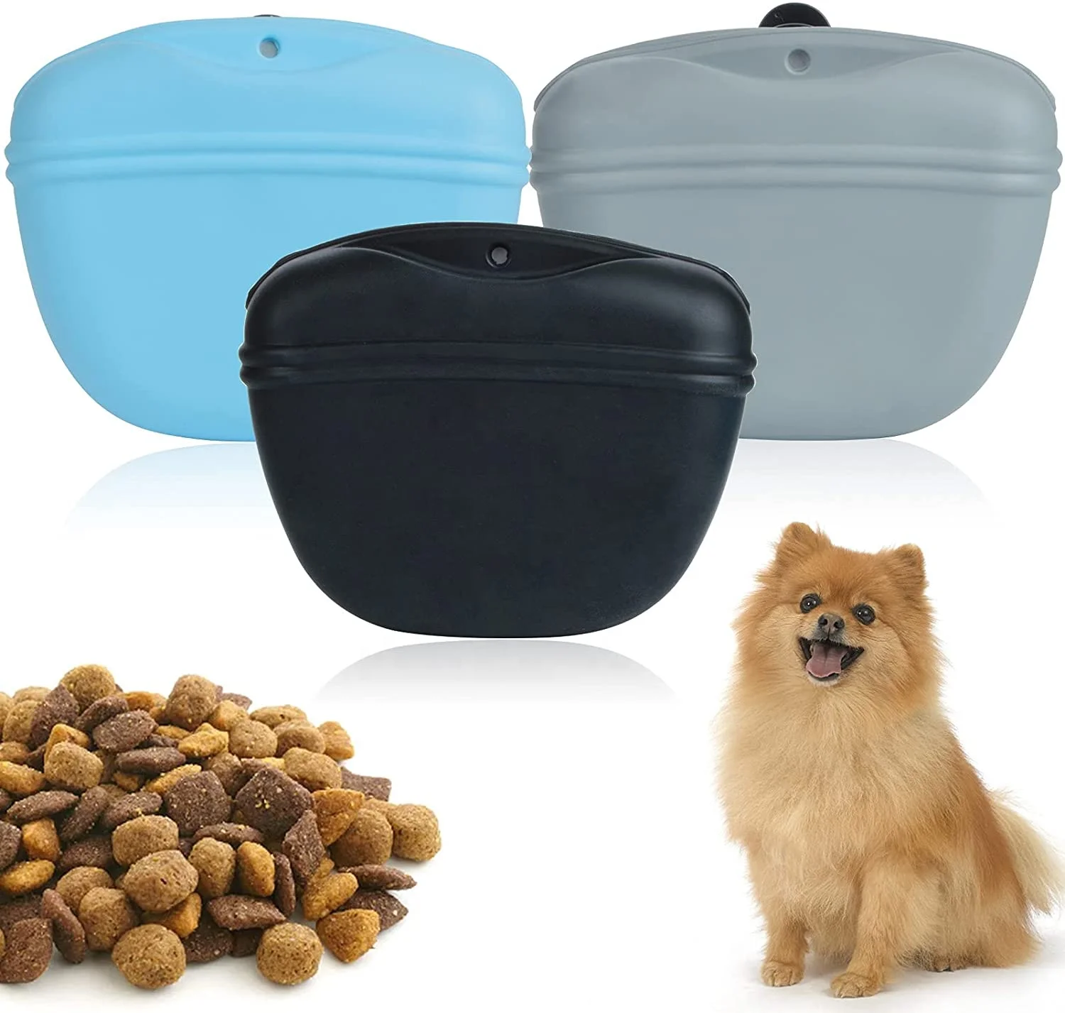 Portable Dog Training Pets Dog Treat Pouch Waist Bag For Belt For Dog Walks, Customized color
Portable Dog Training Pets Dog Treat Pouch Waist Bag For Belt For Dog Walks, Customized color