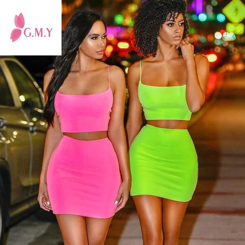 Summer Solid color sexy ladies tank top hip mini skirt two piece set women wrap chest bodycon dress
Summer Solid color sexy ladies tank top hip mini skirt two piece set women wrap chest bodycon dress