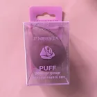 Makeup sponge PVC box big size 60*40mm size sponge packing