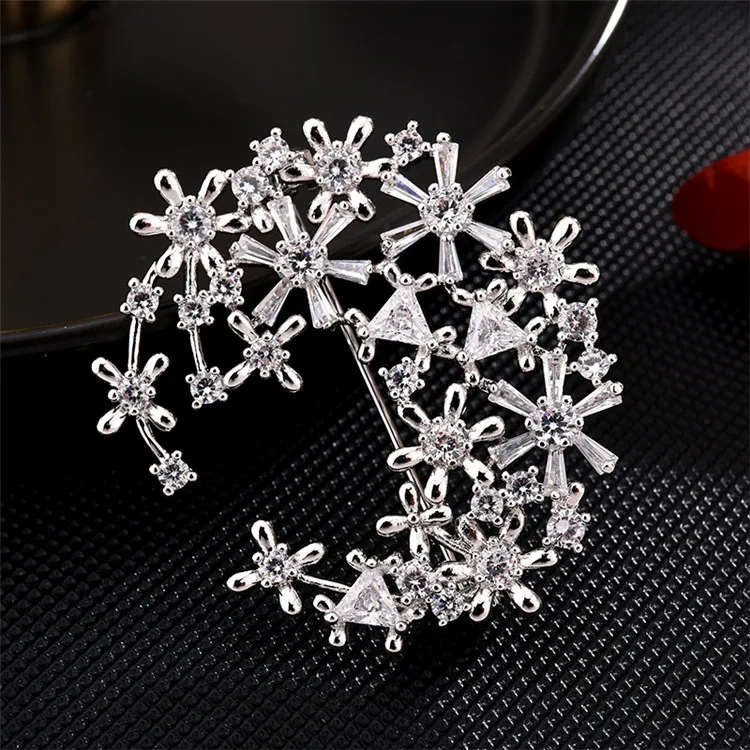 South Korea's high-end moon star brooch luxury atmosphere brooch women's sweater coat pin brooch clothing accessories, Picture
South Korea's high-end moon star brooch luxury atmosphere brooch women's sweater coat pin brooch clothing accessories, Picture