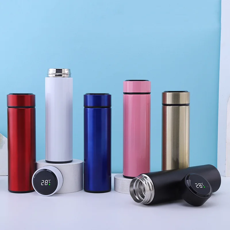 500ml designer time marker reminder with led temperature display vacuum flask stainless steel smart water bottle
500ml designer time marker reminder with led temperature display vacuum flask stainless steel smart water bottle
