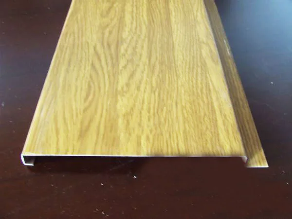 Material decorative Aluminum screen linear G-shape  ceiling panel