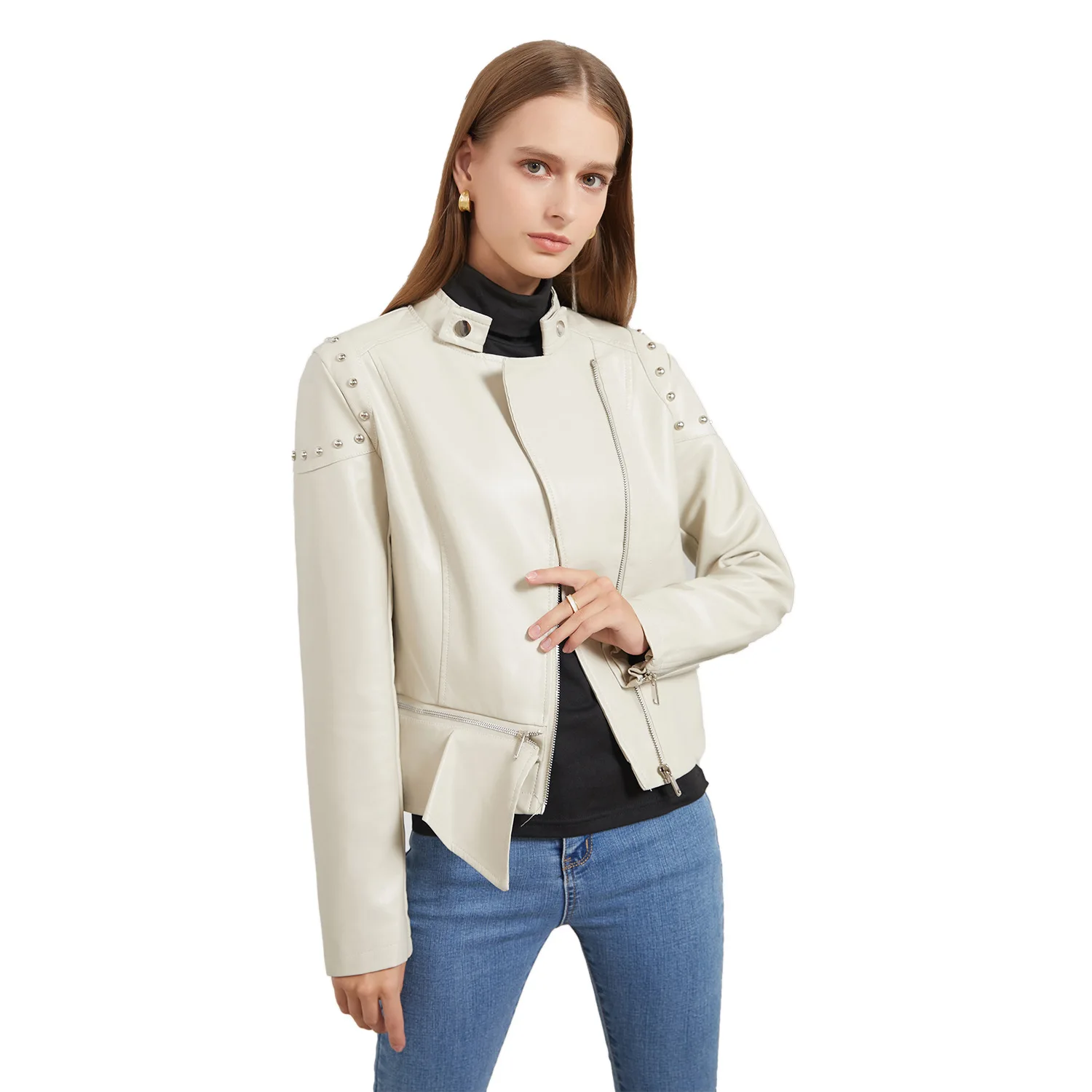 2021 new products spring women leather jacket motorcycle clothing plus size jackets fall women leather jacket
2021 new products spring women leather jacket motorcycle clothing plus size jackets fall women leather jacket