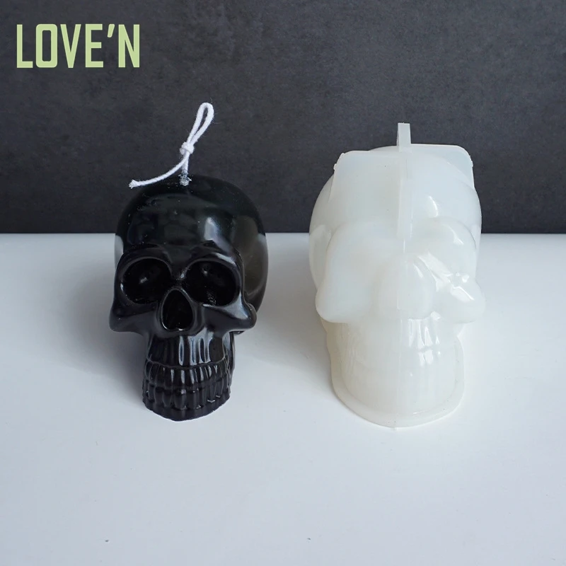 LOVE'N OEM LV161H Halloween gothic skeleton spooky skull Silicone Mold For Diy candle soap plaster Craft Making cake dector
LOVE'N OEM LV161H Halloween gothic skeleton spooky skull Silicone Mold For Diy candle soap plaster Craft Making cake dector