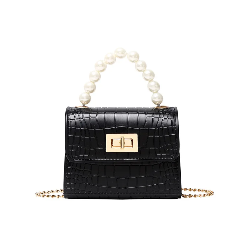 2021 new alligator pattern lady one-shoulder cross-body bag pearl portable jelly bag
2021 new alligator pattern lady one-shoulder cross-body bag pearl portable jelly bag