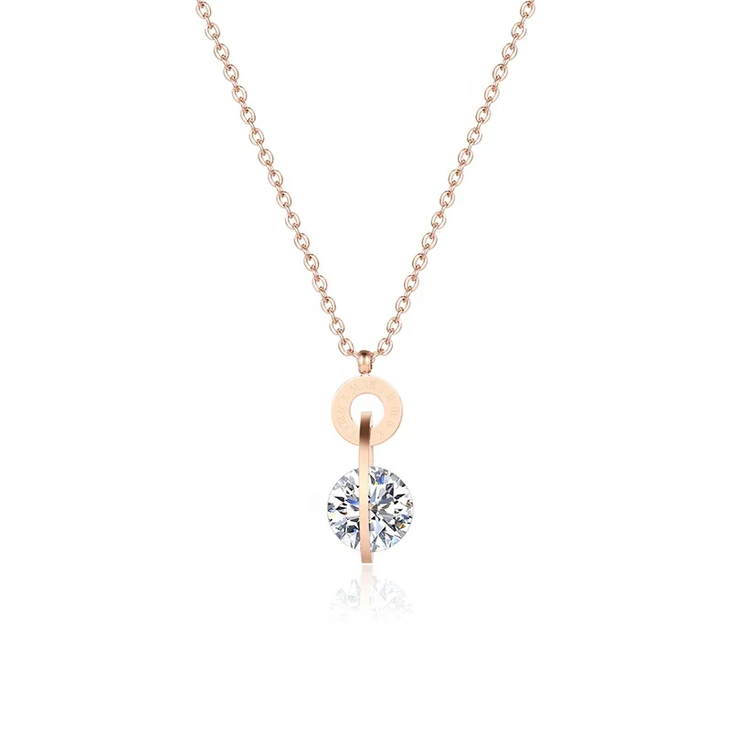 Hot Sale AAA Zircon Stone Pendant Necklaces Handmade Jewelry Custom Necklaces Titanium Steel Necklaces Lead and Nickle Free
Hot Sale AAA Zircon Stone Pendant Necklaces Handmade Jewelry Custom Necklaces Titanium Steel Necklaces Lead and Nickle Free