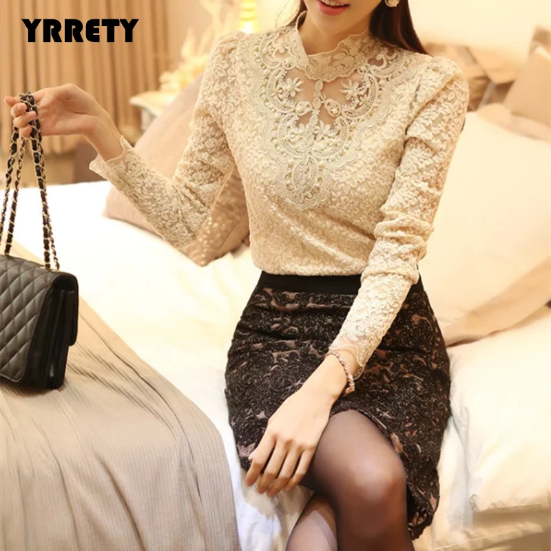 YRRETY Ladies Casual Plus Size Lace Crochet Fashion Women Spring Autumn Tops Long Sleeve Shirts Female Blouse S-3XL, Apricot,black
YRRETY Ladies Casual Plus Size Lace Crochet Fashion Women Spring Autumn Tops Long Sleeve Shirts Female Blouse S-3XL, Apricot,black