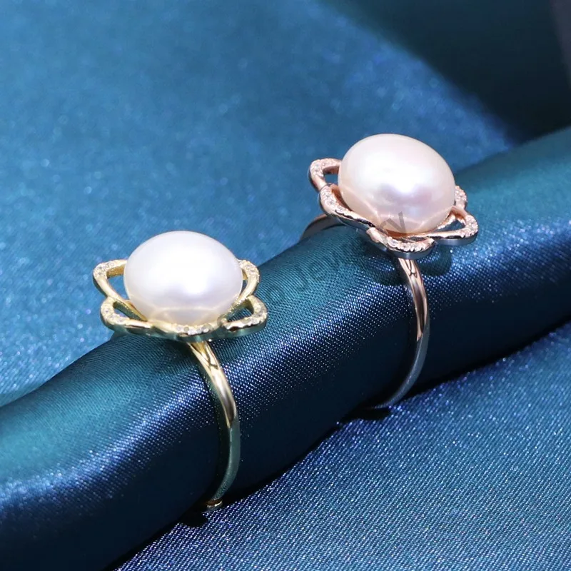 2021 Wholesale Simple S925 Fashion Flower Sterling Silver Jewelry Genuine Freshwater Pearl Mount Ring
2021 Wholesale Simple S925 Fashion Flower Sterling Silver Jewelry Genuine Freshwater Pearl Mount Ring