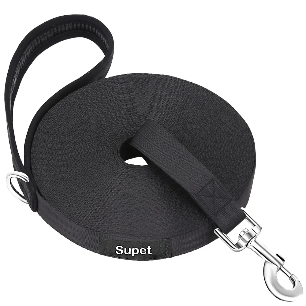Durable Strong Rope Dog Training Lead Adjustable Pet Nylon Leash For Large Medium Dogs, Black
Durable Strong Rope Dog Training Lead Adjustable Pet Nylon Leash For Large Medium Dogs, Black