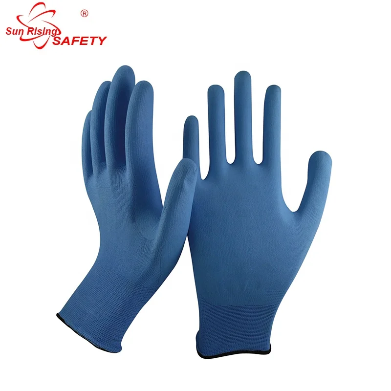 EN 388 Nylon Knitted Liner nitrile foam Gloves