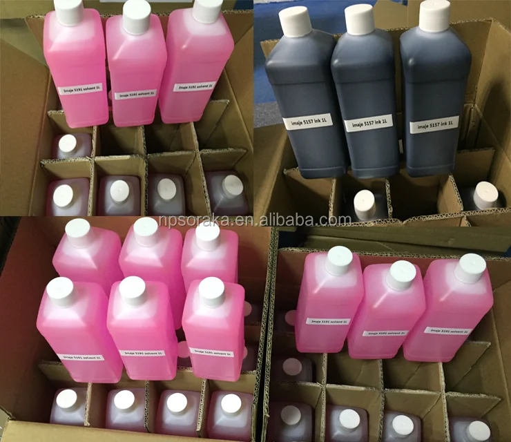 Black 5135/5157 S4/s8 Factory Direct Sell 1l Imaje 5157 Ink For Markem-imaje S4 Cij Inkjet Printer