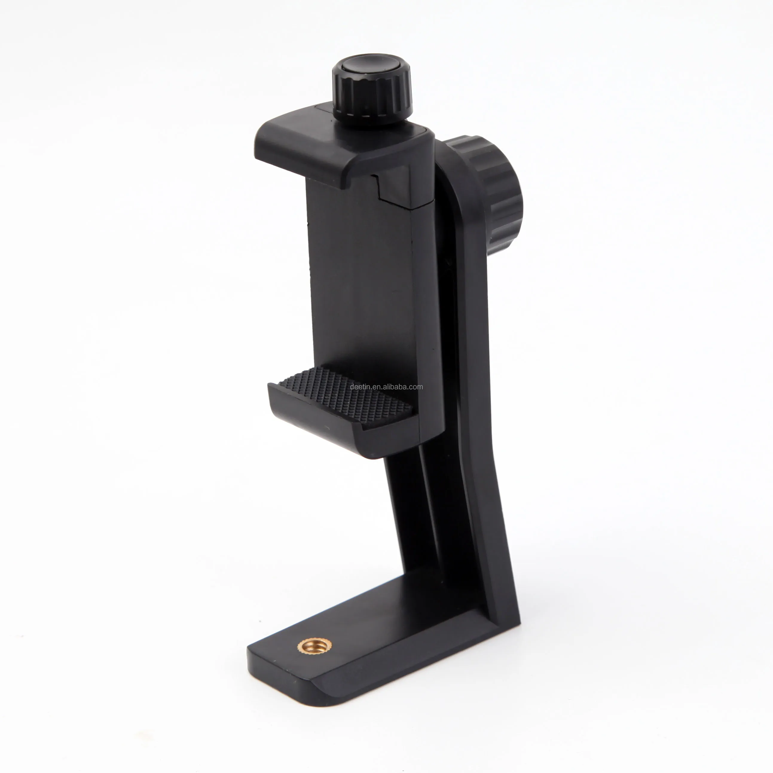 Universal 1/4" Screw adjustable phone stand holder 360 degree rotatable mobile phone clip
Universal 1/4" Screw adjustable phone stand holder 360 degree rotatable mobile phone clip