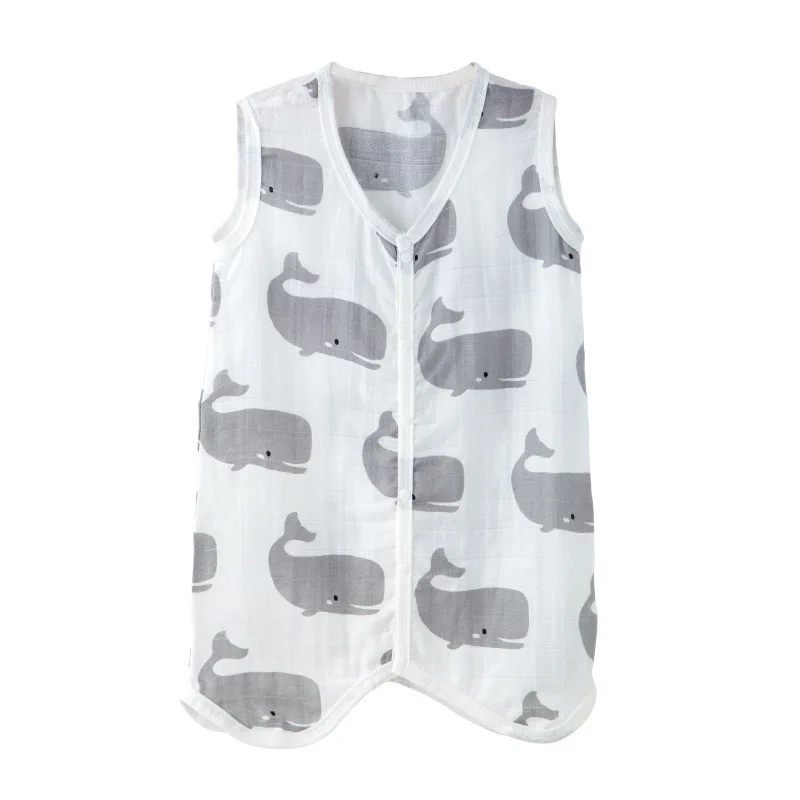 Summer new design breatherable comfortable cotton baby sleeping bag 
Summer new design breatherable comfortable cotton baby sleeping bag