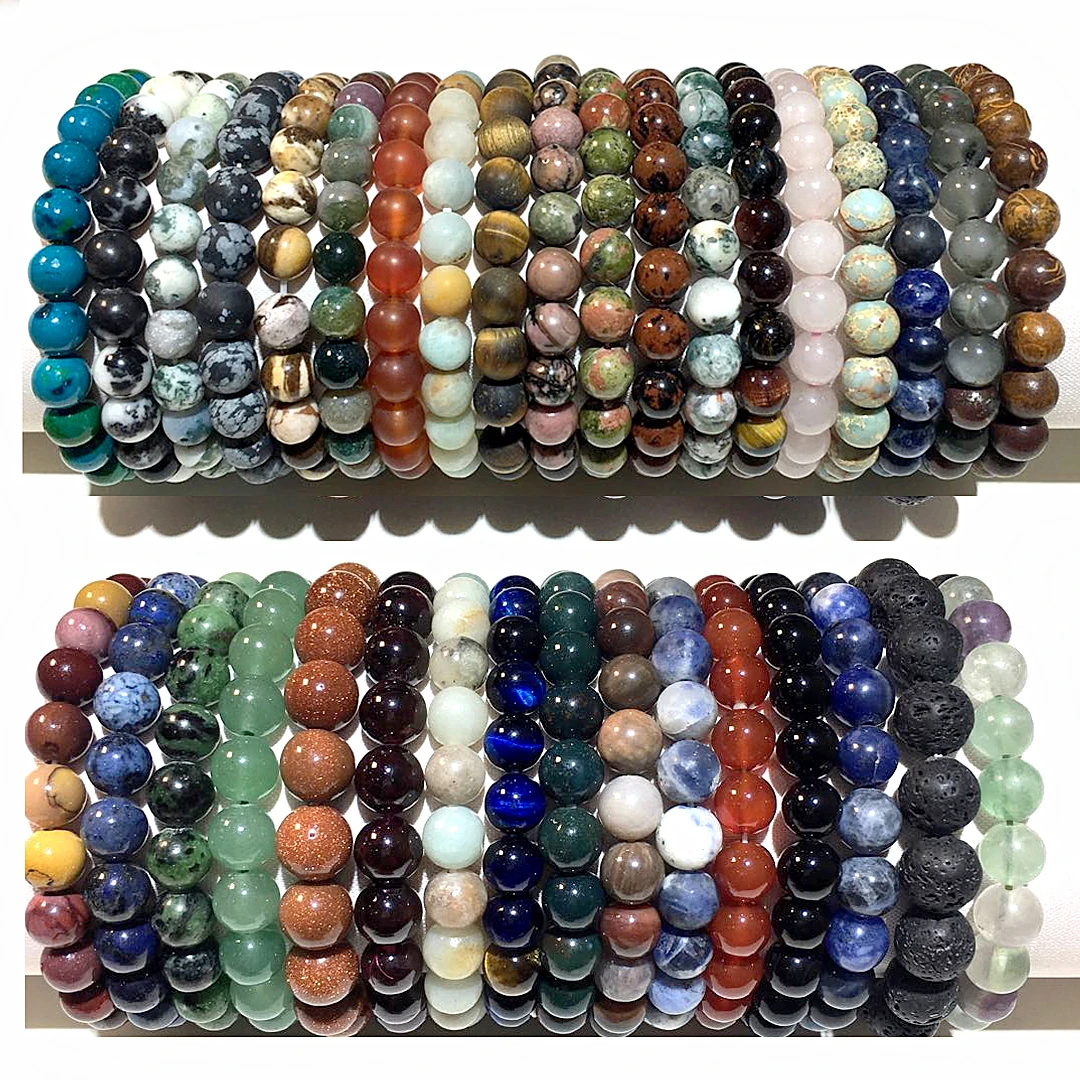 Popular Beaded Bracelet Black Onyx Stretch Bracelet and Natural Healing Energy Gemstone for Women Man Handmade Gemstone Bracelet
Popular Beaded Bracelet Black Onyx Stretch Bracelet and Natural Healing Energy Gemstone for Women Man Handmade Gemstone Bracelet