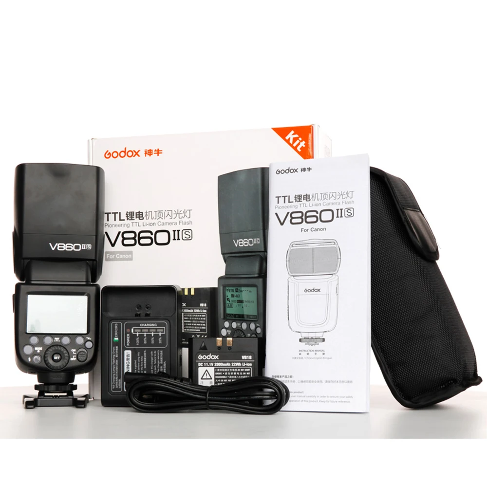 Godox Flash V860II V860IIN Camera Flash Speedlite with Hotshoe Li-ion Battery for Nikon Camera Flash Light speed light
Godox Flash V860II V860IIN Camera Flash Speedlite with Hotshoe Li-ion Battery for Nikon Camera Flash Light speed light