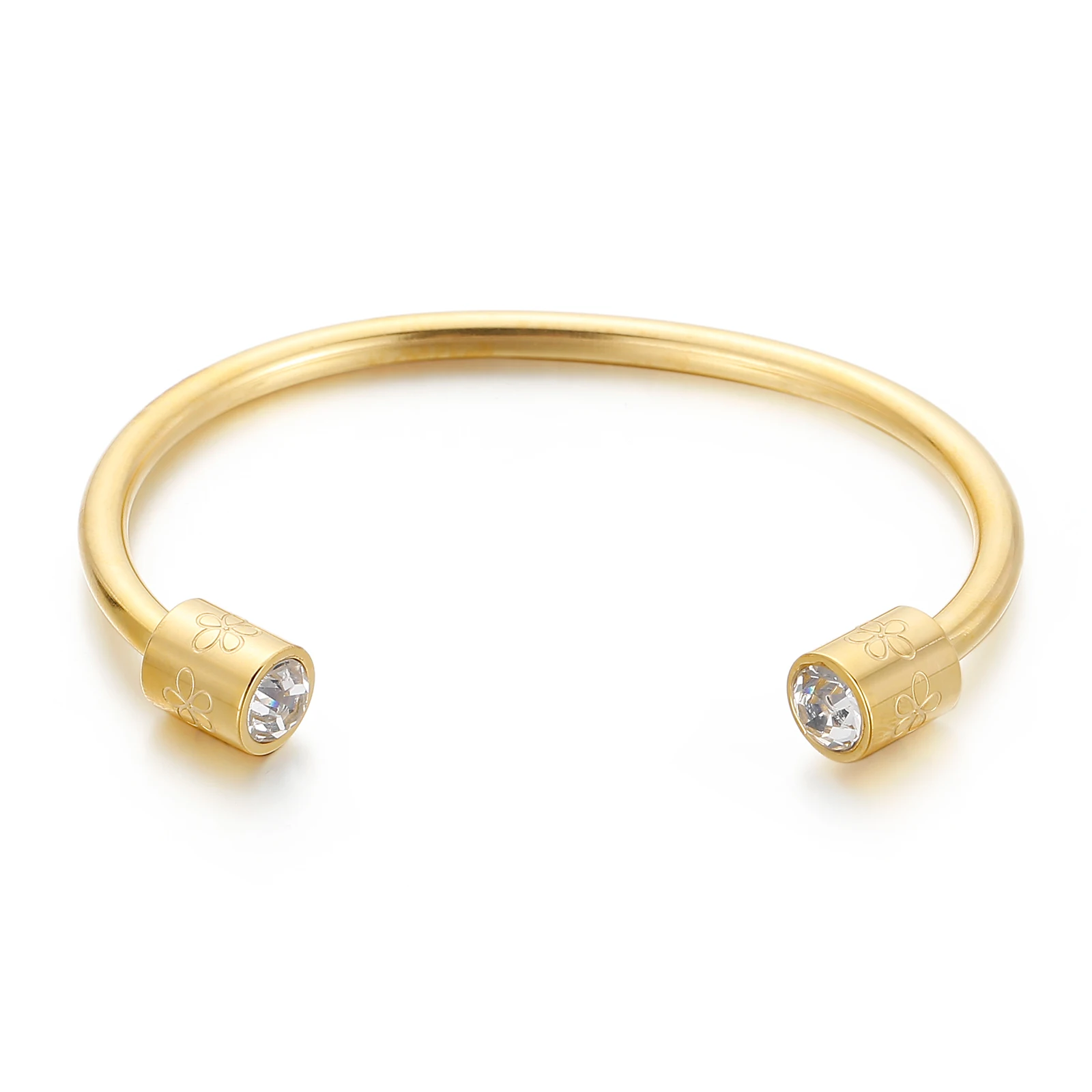 Fashion Jewelry Charm Bangles Bracelets Women Inlaid Zircon Stainless Steel Bangle Jewelry, Steel/gold
Fashion Jewelry Charm Bangles Bracelets Women Inlaid Zircon Stainless Steel Bangle Jewelry, Steel/gold
