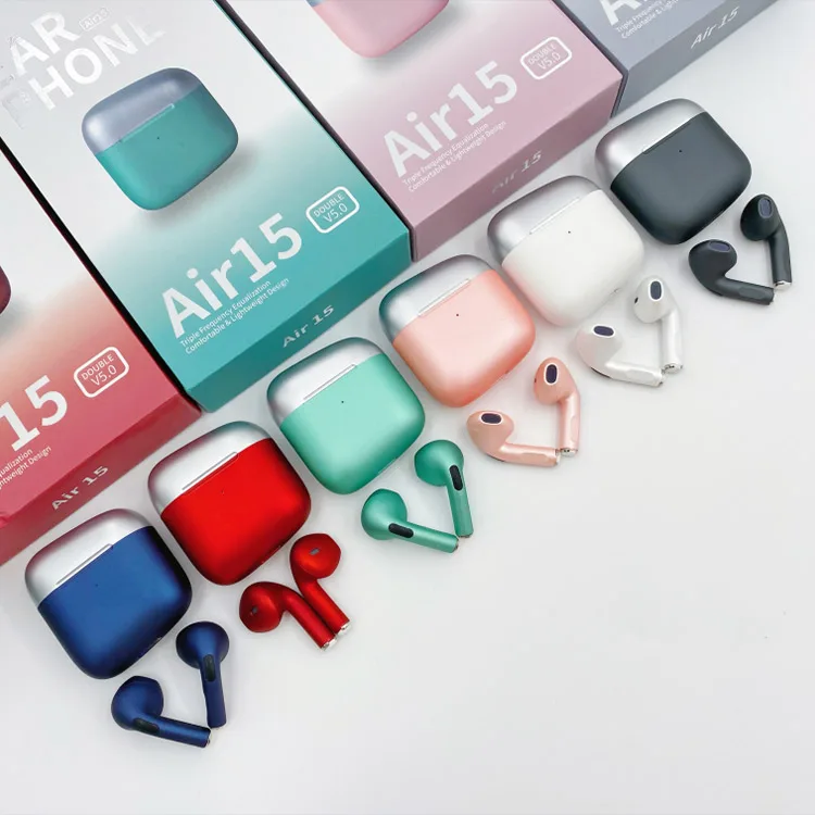 2022 Amazon Electronics Free shipping earphone Headset Earphones Earbuds air15 headphone & Headphone, Colorful
2022 Amazon Electronics Free shipping earphone Headset Earphones Earbuds air15 headphone & Headphone, Colorful