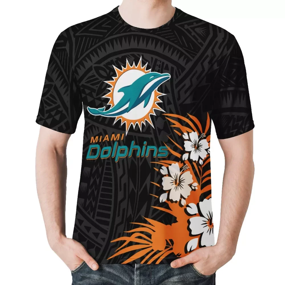 2021 Fashion High Quality Polynesian Tribal Design Hibiscus Print O Neck T Shirts Male Tops Custom NFL Miami Logo Men T Shirt
2021 Fashion High Quality Polynesian Tribal Design Hibiscus Print O Neck T Shirts Male Tops Custom NFL Miami Logo Men T Shirt