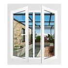 Hot sell 60 series pvc/upvc casement window frame and glass