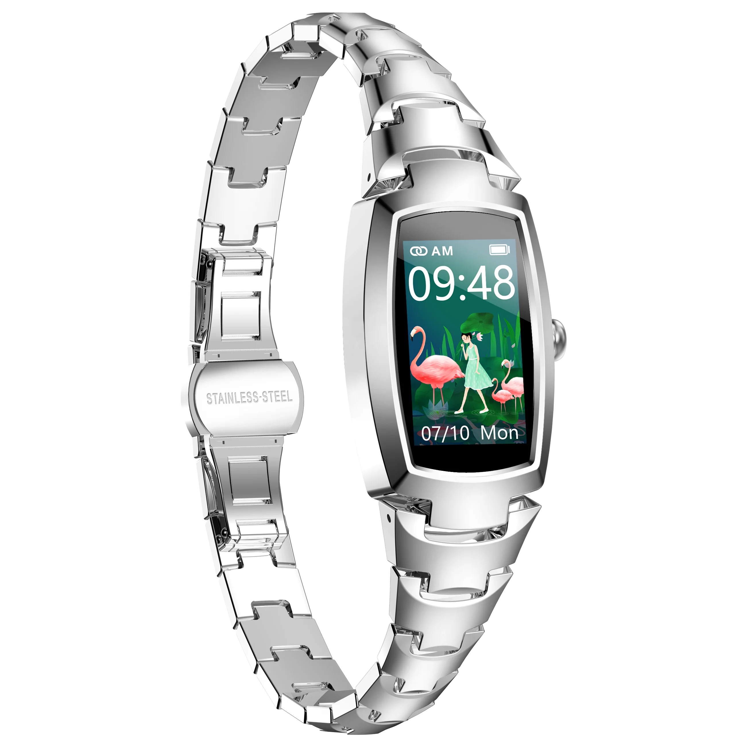 High Quality Heart Rate Monitor Fitness Tracker Band Bracelet Smart Watch And Large Memory, Silver,gold
High Quality Heart Rate Monitor Fitness Tracker Band Bracelet Smart Watch And Large Memory, Silver,gold