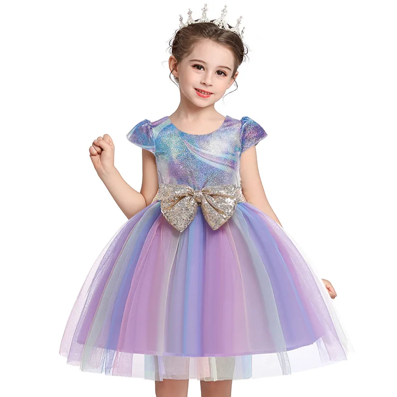 Meiqiai Shiny Children's Skirts Sequins Mesh Performance Princess Dress Fluffy Dress With Bow, Purple,pink,blue
Meiqiai Shiny Children's Skirts Sequins Mesh Performance Princess Dress Fluffy Dress With Bow, Purple,pink,blue