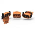 Self-design High voltage connector 530 series 3 pins with socket and plug for Electric vehicle