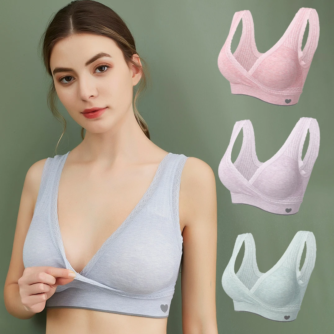 Wholesale Ladies Sexy Lace Gather Underwear Big Size Vest Tank Lingerie Modal Women Seamless Maternity Nursing Bra, 4 colors
Wholesale Ladies Sexy Lace Gather Underwear Big Size Vest Tank Lingerie Modal Women Seamless Maternity Nursing Bra, 4 colors