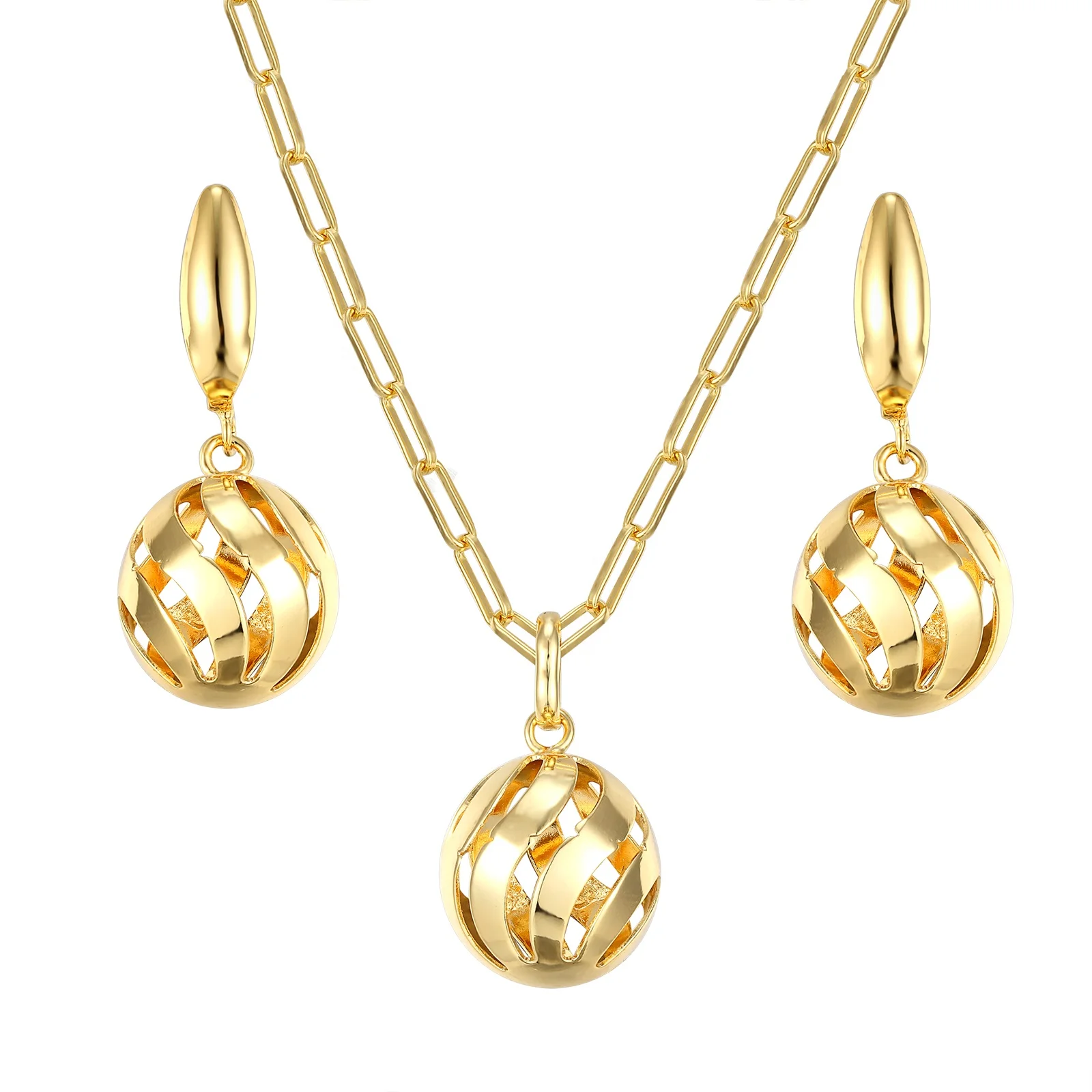 2021 Hot Selling Gold Plated Pendant Earring and Necklace Fashion Jewellery for Woman High Quality Party Gift
2021 Hot Selling Gold Plated Pendant Earring and Necklace Fashion Jewellery for Woman High Quality Party Gift