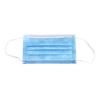 3 ply Daily Civilian mask blue nonwoven mouth face mask with ear loop