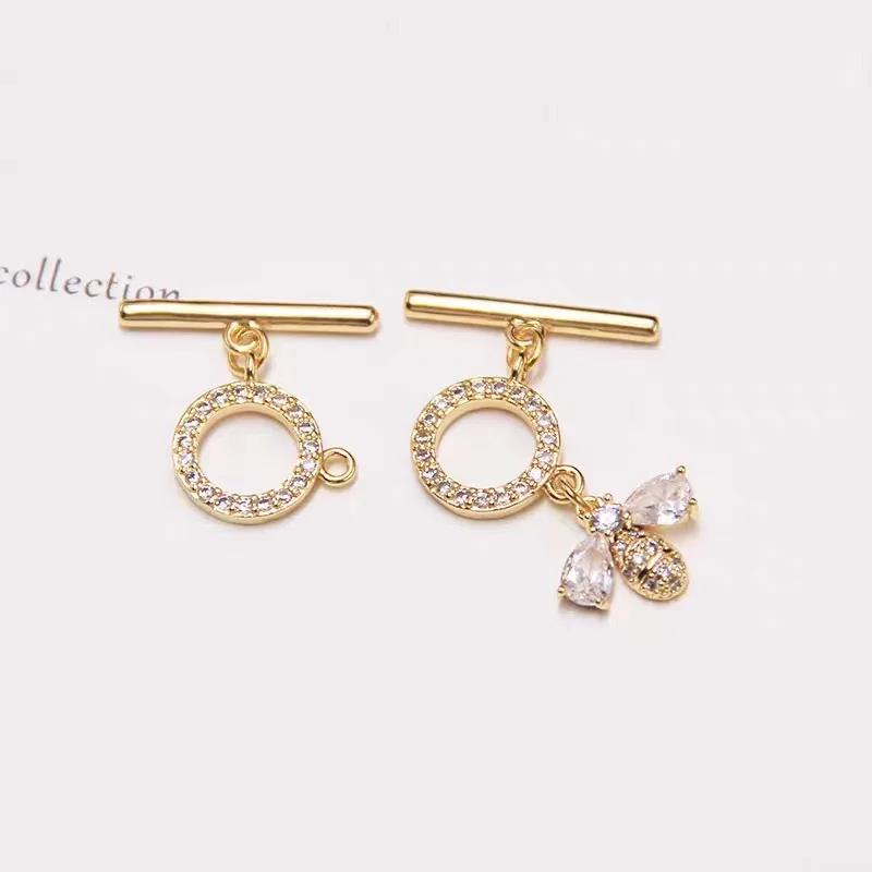 Fashion New Design OT Buckle Handmade Necklace Geometric Zircon Gold Plated Bee Pendant
Fashion New Design OT Buckle Handmade Necklace Geometric Zircon Gold Plated Bee Pendant