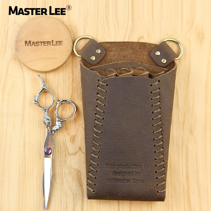 Masterlee Custom Logo wonderful design Hairdresser Tool Bag scissor holster, Brown 
Masterlee Custom Logo wonderful design Hairdresser Tool Bag scissor holster, Brown