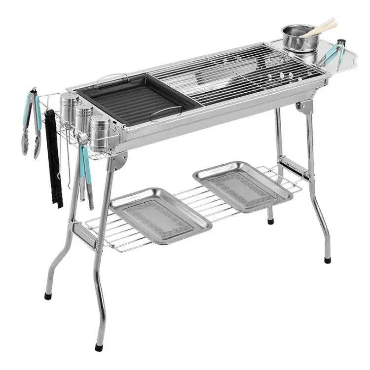Wholesale OEM ODM Portable BBQ Grill Outdoor Folding Stainless Steel Charcoal BBQ Grill
Wholesale OEM ODM Portable BBQ Grill Outdoor Folding Stainless Steel Charcoal BBQ Grill
