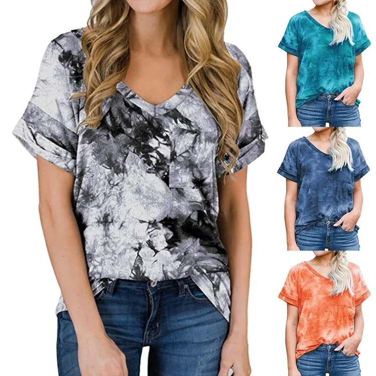 Tie Dye Summer T Shirt Women Casual Womens Tee Shirts Harajuku Plus Size Tops Short Sleeve T-shirt Ladies Women Clothings
Tie Dye Summer T Shirt Women Casual Womens Tee Shirts Harajuku Plus Size Tops Short Sleeve T-shirt Ladies Women Clothings
