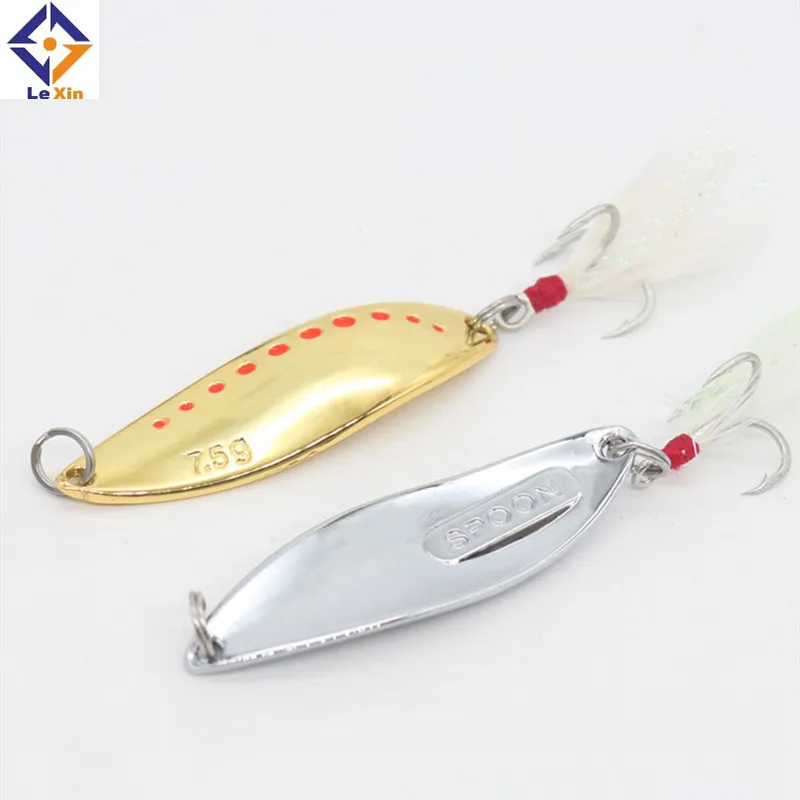 2021 hot sale Zinc alloy Wholesale Double Metal Spoon Fishing Lure For China Quality Supplier, Gold ,silver
2021 hot sale Zinc alloy Wholesale Double Metal Spoon Fishing Lure For China Quality Supplier, Gold ,silver