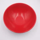 black red melamine tableware two color big wave grain bowl anti slip melamine bowl