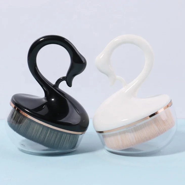 New Arriving Single Brush Swan Shaped Foundation Brush Portable Dust Prevention Protection Box BB Cream Makeup Brushes
New Arriving Single Brush Swan Shaped Foundation Brush Portable Dust Prevention Protection Box BB Cream Makeup Brushes