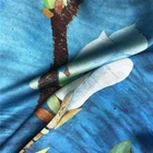 Latest design good quality 100% pure digital printed silk fabric