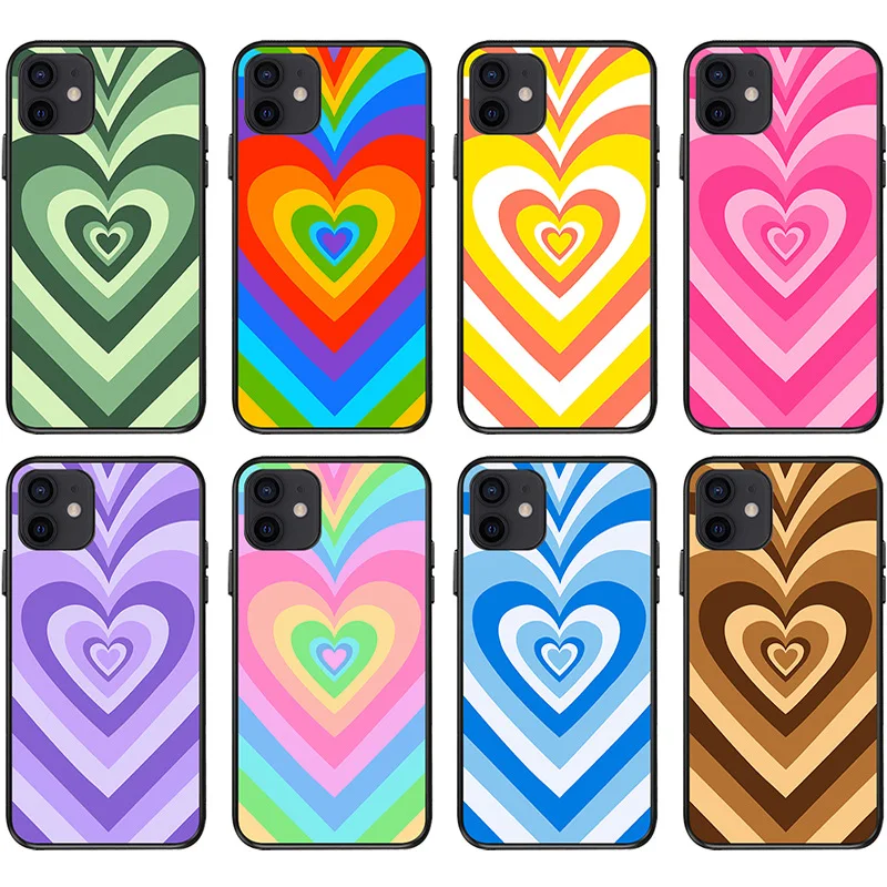 Custom New Cute Love Heart Valentine Day Phone Case For iPhone 11 12 13 Pro Max X XS XR 7 8 plus Custodie Telefono, 8 colors
Custom New Cute Love Heart Valentine Day Phone Case For iPhone 11 12 13 Pro Max X XS XR 7 8 plus Custodie Telefono, 8 colors