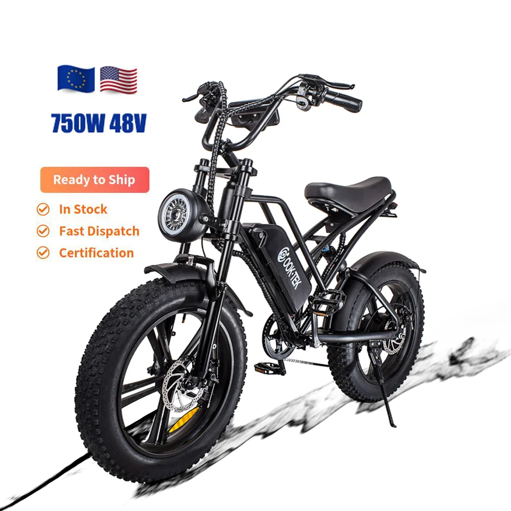 750W High Speed Motor 20 Inch Fat Tire V8 Electric Mountain Bicycle 7 Fast Speed Electric Bicycle US EU Stock Off Road E Bike
750W High Speed Motor 20 Inch Fat Tire V8 Electric Mountain Bicycle 7 Fast Speed Electric Bicycle US EU Stock Off Road E Bike